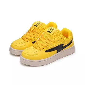 Bee Yellow Стильные кроссовки Дышащие толстые легкие ретро-кроссовки Женские осенние новые туфли для влюбленных 35