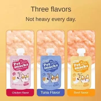 Консервированная говядина для кошек Питательный и вкусный влажный корм для кошек Закуски для кошек Откормочные щеки Интерактивные награды Питательная еда для кошек Beef flavor 90g 1pc