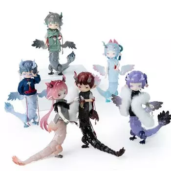 BEEMAI BOX ADOU Dragon Encounter Dream Series 1 коробка Высота 31 см BJD шарнирная фигурка Окрашено Присутствует PENNY S приблизительно. ПВХ и АБС (1 случайный)