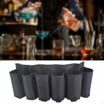 Beer Belt Drink Can Holder Oxford Cloth Adjustable Waist Pack Bag for Halloween Holiday