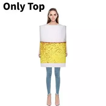 Beer Mug Cosplay Costume Adult Halloween Party Stage Performance Fashion Gift