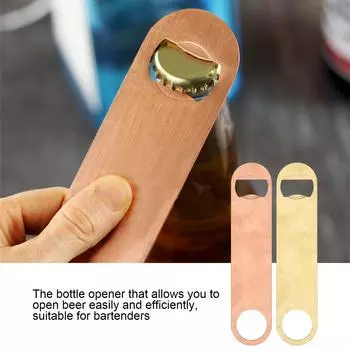 Beer Opener Bottle Opener Bottle Opener Thickened Stainless Steel Beer Bottle Opener for Bar Bartenders Household Open Beer Tool