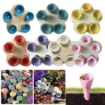 Чашка для питья пчел, насекомых, питьевая чашка для пчел, чашка для питья в форме цветка, чашка для опылителя с детской чашкой и держателем для пчеловодства красный