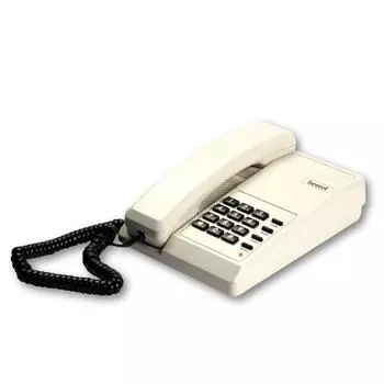 Beetel B11 Проводной стационарный телефон, регулировка громкости звонка, светодиодная индикация звонка, возможность крепления на стену/стол, классический дизайн, четкое качество связи, теплый серый цвет серый