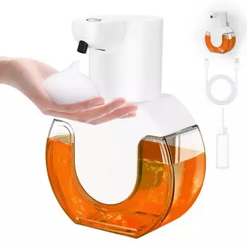 BeeTool Soap Автоматическое мыло для рук Настенное 4 уровня регулировки разряда Высокая чувствительность Автоматический режим очистки IPX5 Прозрачная бутылка Подходит для мытья посуды