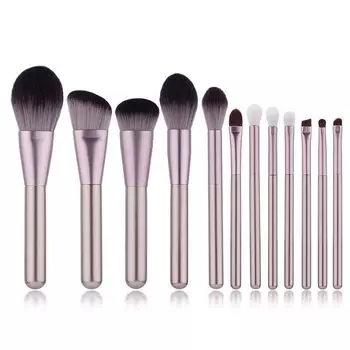 Beginner s 12 PCs Small Grape Real Hair Tool Makeup Brush Other Materials 12 small grapes bare brush