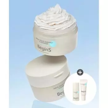 Begins Aqua Pair Sherbet Cleanser Aqua Cream 5 мл + Aqua Toner 15 мл Fair sorbet cleanser