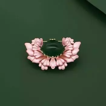Бегония Брошь Высококачественная женская новая китайская брошь National Tide Классическая брошь в виде цветка Костюм Cheongsam Универсальные аксессуары Tide