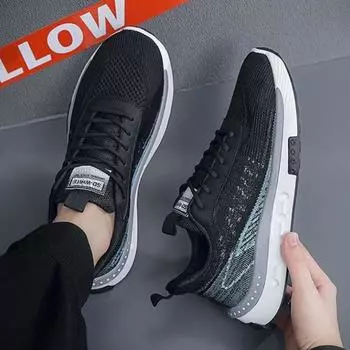 Беговая безопасность плоская мужская обувь нескользящие кроссовки спорт в рекламе досуг легитимные тенденции 2024 года для взрослых повседневная обувь для мужчин 39