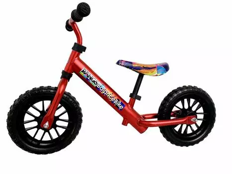 Беговел RANGS алюминиевый матовый красный легкий 2 кг от 2 лет красный