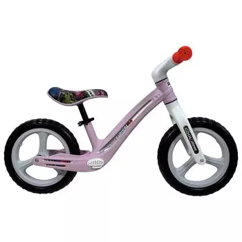 Беговел RANGS R4, розовый, из смолы, легкий, легко носить с собой, для детей от 2 лет и старше, с небольшой педалью, сертифицирован CE, вес 2,3 кг розовый