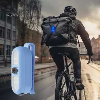 Беговые огни Прикрепленный фонарик, высокие люмены, 2 режима, легкий портативный перезаряжаемый фонарь безопасности с громкой связью, светодиодный рабочий фонарь розовый