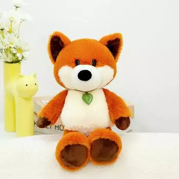 Бегущая Милая Питомец Лиса Слон Плюшевая Игрушка Кукла Милая Игрушка Кукла Подушка для Броска Подарок 35cm
