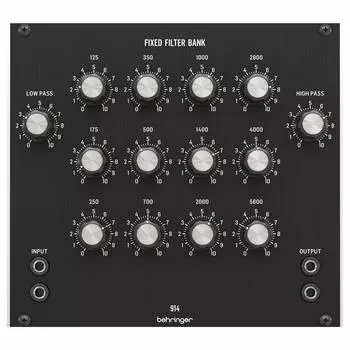 BEHRINGER 914 FIXED FILTER BANK Аналоговый модуль фиксированного банка фильтров