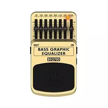 Behringer Behringer Басовый эффект Педаль 7-полосный графический эквалайзер Tan BEQ700 BASS GRAPHIC EQUALIZER