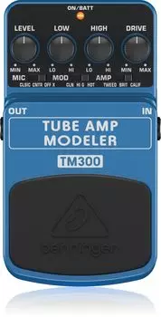 Behringer Behringer Гитарная педаль эффектов Моделирование гитарного усилителя TM300 TUBE AMP MODELER