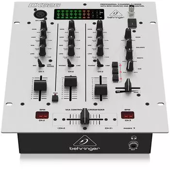 Behringer DJ микшер 3ch BPM счетчик PRO MIXER DX626