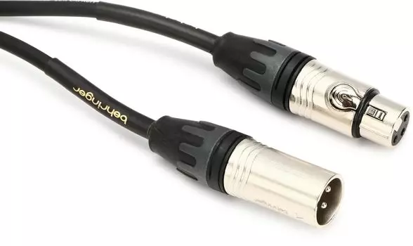 Behringer GMC600 XLR Female to XLR Male Microphone Cable Feet - 19.7