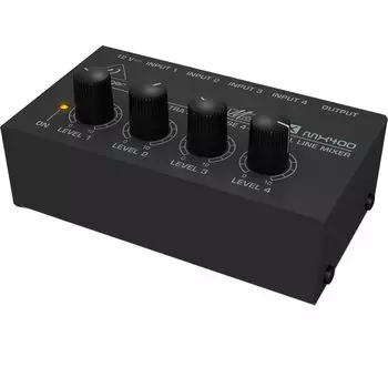 Behringer Компактный микшер Behringer 4-канальный микшер MX400
