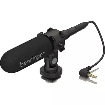 Behringer конденсаторный микрофон-пушка для камер терминал VICEO MIC черный 3,5 мм чёрный
