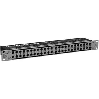Behringer Patchbay 3 Mode Balanced Input Passive PX3000 Slvr/Blk