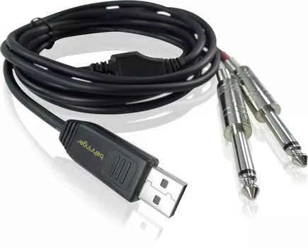 Behringer stereo line source dedicated USB audio interface cable LINE 2 USB
