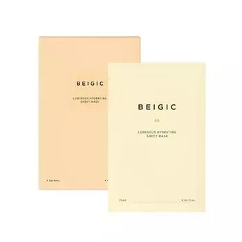 BEIGIC Luminous увлажняющая тканевая маска 25 мл