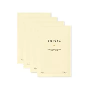 BEIGIC Luminous Увлажняющая тканевая маска 25 мл * 4 шт.
