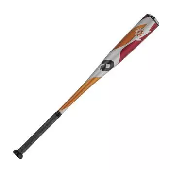 Бейсбольная бита DeMARINI Hardball, стандартная, совместимая с VOODOO ONE, одинарная, для учеников начальной школы, серебристая x оранжевая WTDXJLRUO (Отталкивание