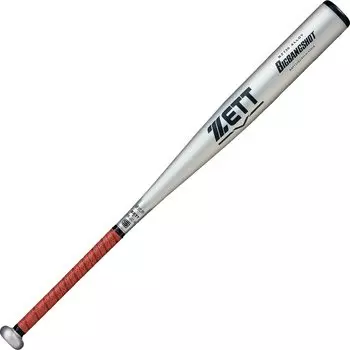Бейсбольная бита ZETT Hardball Big Bang Shot из металла и дюралюминия, 83 см, более 900 г, серебро, сделано в Японии, BAT13383 (Супер (NZ730)) (1300) серебряный