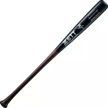 Бейсбольная бита ZETT Hardball Special Select Model Wooden American Hard 84 см 880 г Тонкая Сделано в Японии BWT14414 (Северный клен) Темный/Черный (3719МО)