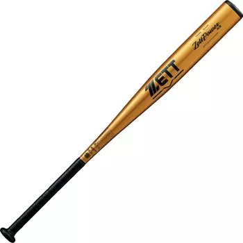 Бейсбольная бита ZETT Hardball Z Power HB из металла и дюралюминия, 84 см, более 900 г, золото, сделано в Японии, BAT16384 (Супер (TZ800)) (8200)
