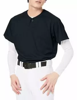 Бейсбольная форма 1 пуговица бейсболка черная Япония O до японского размера [SSK] футболка мужская (90) (эквивалент 2л)