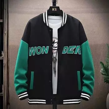 Бейсбольная форма Новые осенние и зимние куртки с капюшоном для мужчин, учеников младших классов, куртки, молодежные кардиганы M