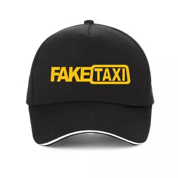 Бейсбольная кепка FAKE TAXI, забавная кепка для водителя, забавная шляпа в стиле унисекс в стиле хип-хоп, бейсбольная кепка, крутая летняя кепка для водителя