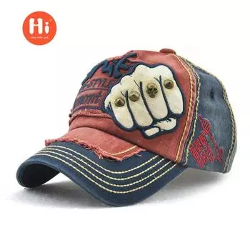 Бейсбольная кепка Fist для мужчин и женщин Tide Fashion Alphabet Nail Casual Cap adjustable жёлтый