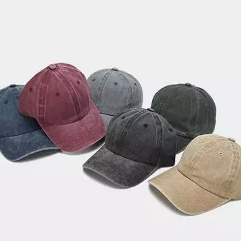 Бейсбольная кепка из промытого хлопка для мужчин и женщин, Snapback Hat, винтажные кепки в стиле хип-хоп, однотонная шляпа для папы, костяная кепка, уличная повседневная спортивная кепка 54-59cm