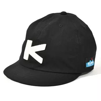 Бейсбольная кепка KAVU Kids Ripstop CAP Hat для детей с коротким козырьком для улицы Сделано в Японии 19821615001000 чёрный