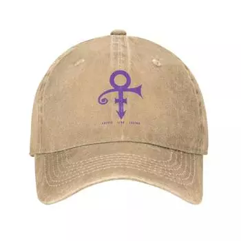 Бейсбольная кепка Prince Paisley Park The Artist, повседневная потертая потертая фиолетовая дождевая кепка His Royal Badness, тафкап, головной убор, шляпа One Size
