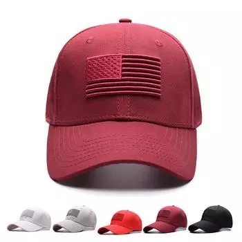 Бейсбольная кепка с американским флагом, хлопковая шляпа Snapback, шляпа для гольфа, мужская и женская бейсбольная кепка белый
