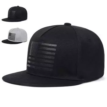 Бейсбольная кепка с флагом США для мужчин, кепка Snapback, армейская бейсбольная кепка с американским флагом, шляпы дальнобойщика в стиле хип-хоп, кепки Gorras серый