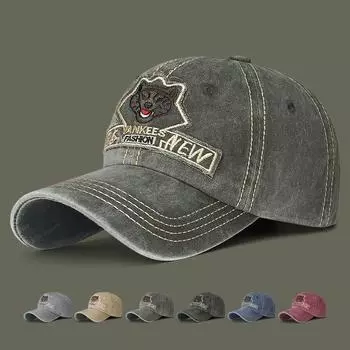 Бейсбольная кепка с леопардовой головой для мужчин и женщин, солнцезащитная кепка, шляпа Snapback с вышивкой, солнцезащитный козырек, шляпа для рыбалки, козырек красный