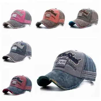 Бейсбольная кепка с надписью «Winter Trucker Hat» из выстиранного денима, кепка в уличном стиле, кепка-снепбек унисекс style 5