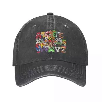 Бейсбольная кепка с рождественскими буквами «Злодей» Snapback, шляпа от солнца для женщин, унисекс, AZ ABCZ, кепка для мальчиков со злым алфавитом, летняя кепка Casquette Gorras One Size