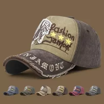 Бейсбольная кепка с вышивкой и отверстиями, женская и мужская шляпа с буквами, шляпа Snapback, шляпа с солнцезащитным козырьком, шляпа для рыбалки, кепка с козырьком зелёный/кофейный