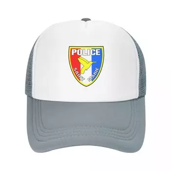 Бейсбольная кепка Saint Marie Police с защелкой на спине, роскошная кепка, женская унисекс
