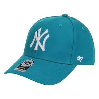 Бейсбольная кепка Seven Cap 47 MVP Brand MLB Logo Unisex Street New York Yankees Dark Teal [Forty Brand] Мужская Женская