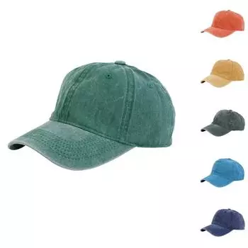 Бейсбольная кепка сплошного цвета. Ковбойская кепка с мягким лицом. One Size тёмно-синий