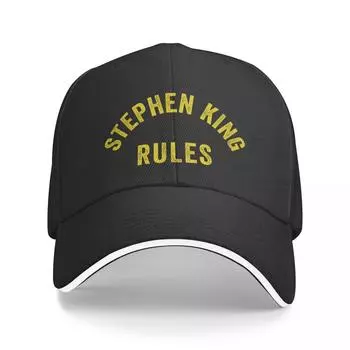 Бейсбольная кепка Стивена Кинга Rules Кепка с защелкой на спине Кепка для гольфа Мужская пляжная шляпа Шляпа унисекс Женская