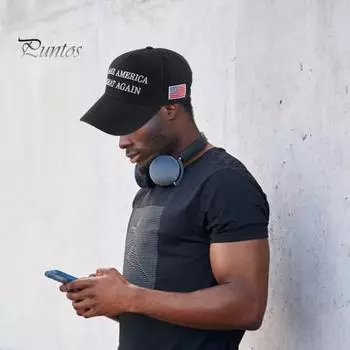 Бейсбольная кепка Трампа с вышитыми буквами, длинными полями, ажурной сеткой, предвыборной кампанией президента 2024 года, рисунком американского флага, митингами, вечеринками, унисекс-кепкой Cotton and hemp красный